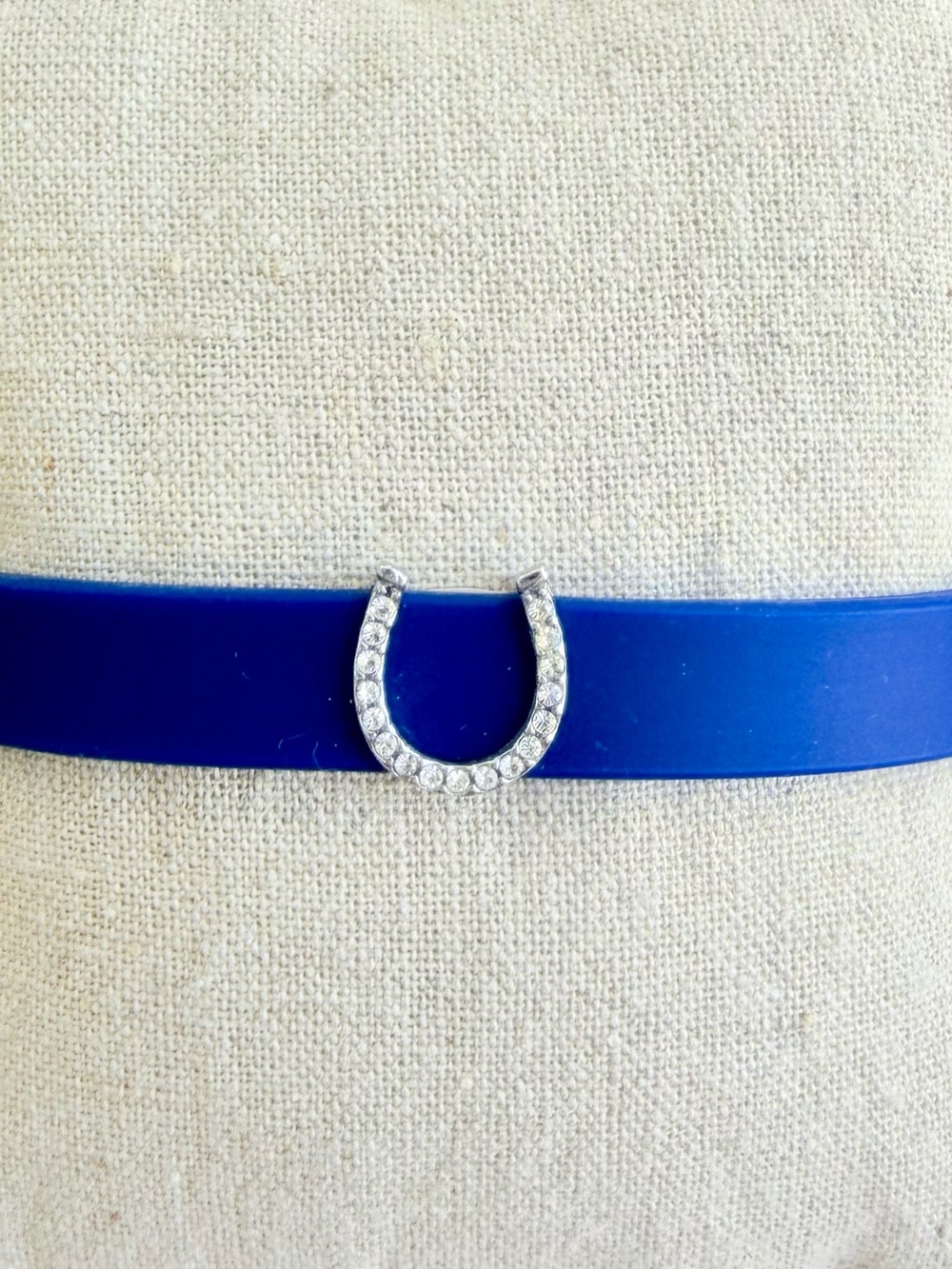 *Horse Shoe Charm* KEEP COLLECTIVE Retired Pave Silver
